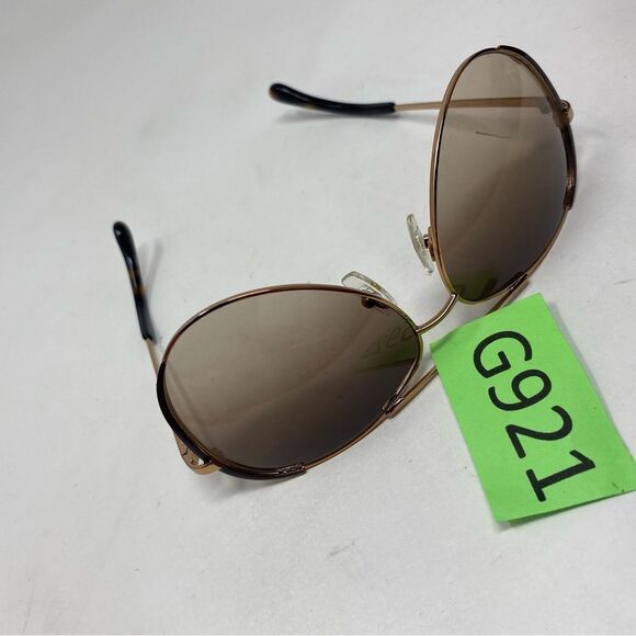 MICHAEL KORS SICILY M2045S 200 ROSE GOLD BROWN 59/13 59mm AVIATOR SUNGLASS G921 - Picture 8 of 9